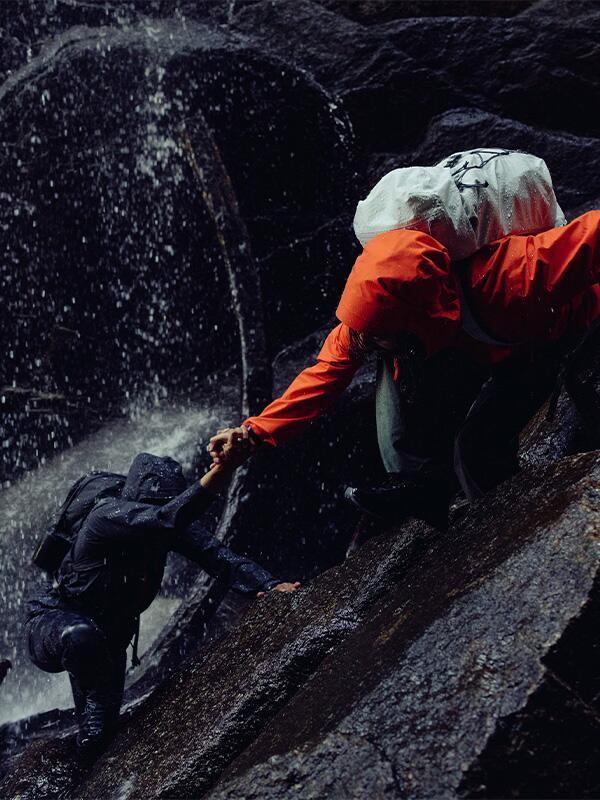 Arc'teryx's ergonomic, barely-there technical fit