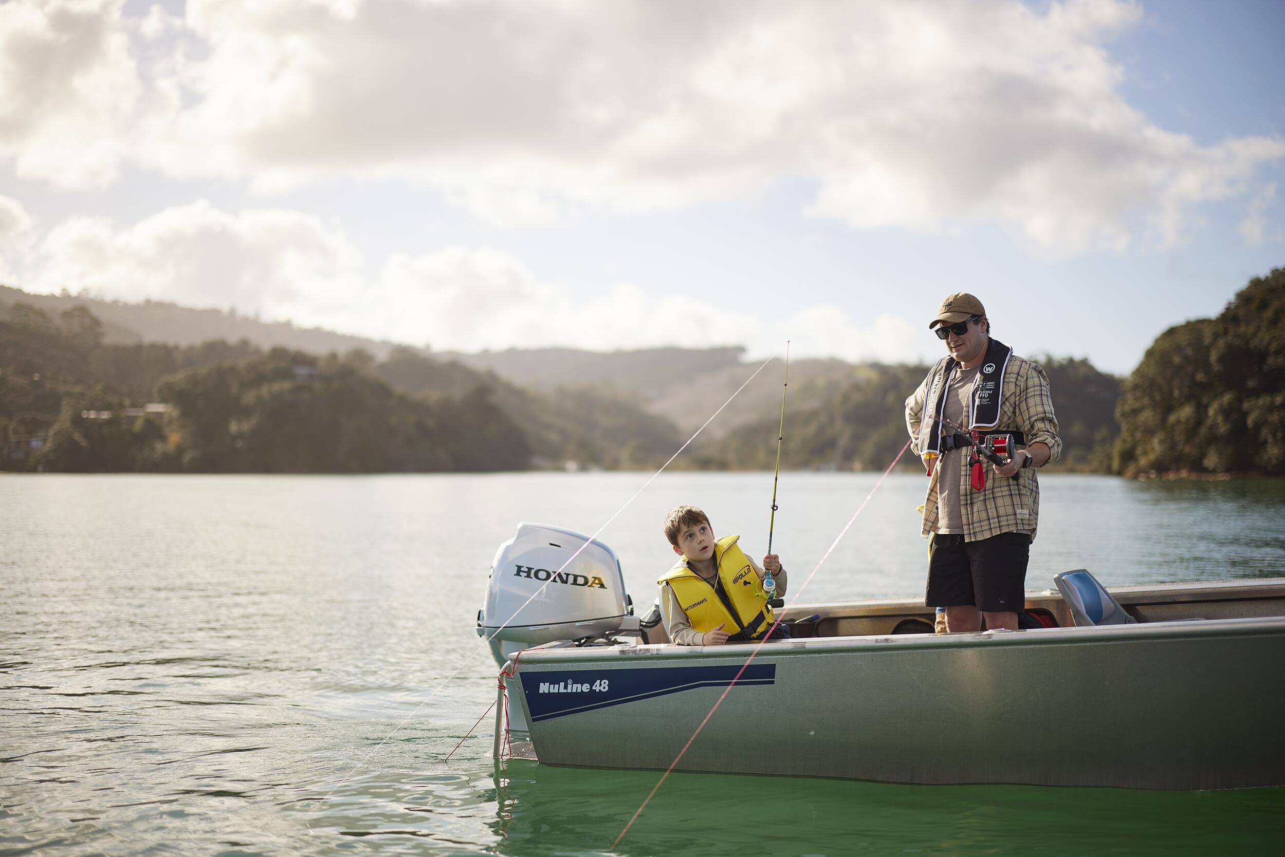 Fishing rods at Land & Sea